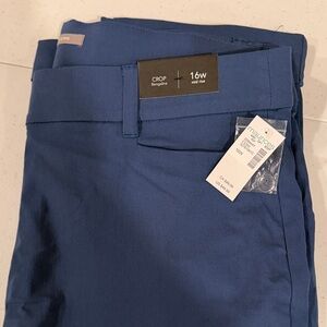 Maurices Blue Stretch Crop Pants